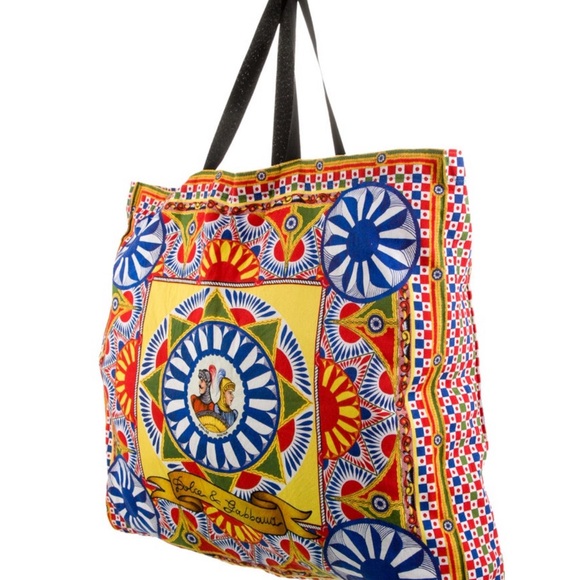 Dolce & Gabbana Foldable Printed Canvas Tote - Picture 2 of 5